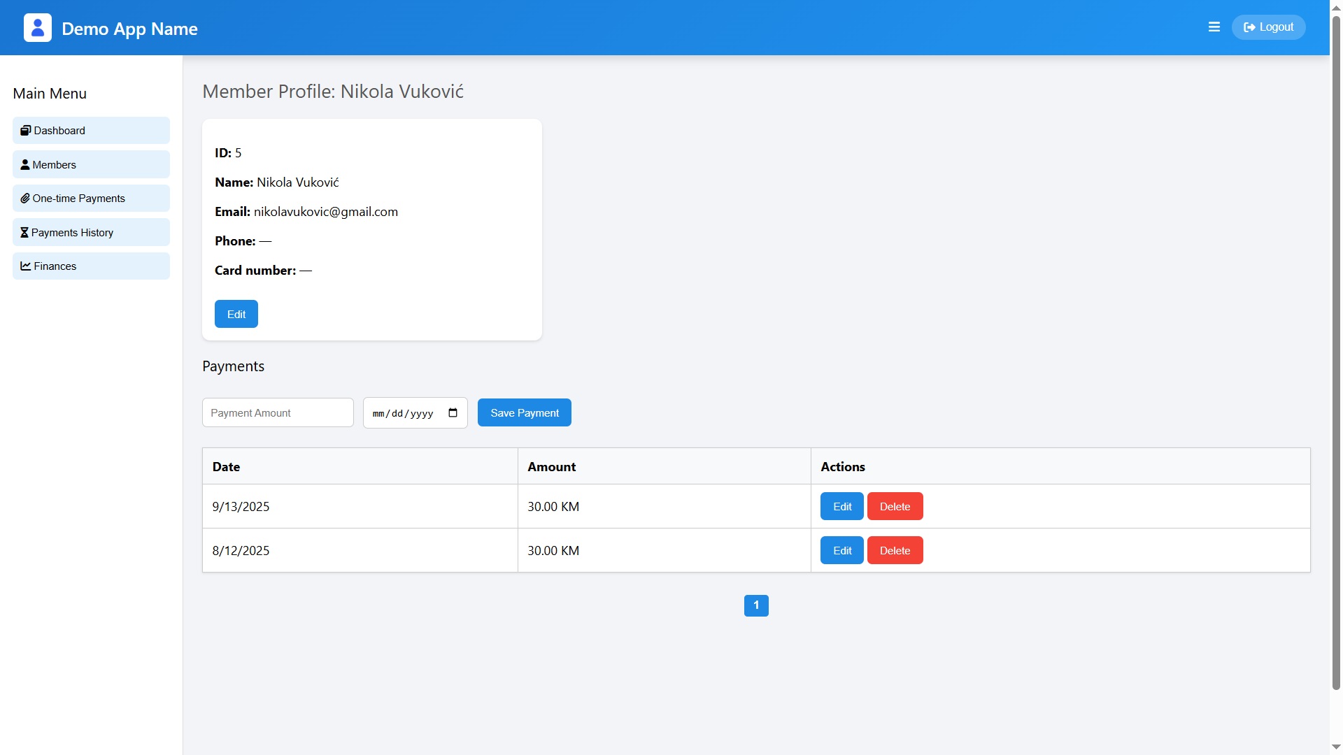 Softver za upravljanje članovima
